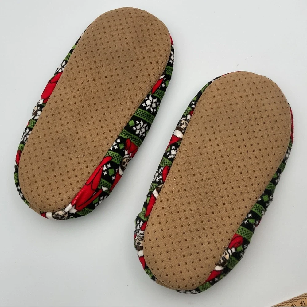 Elf on the Shelf Christmas Classic Kids Fuzzy Slipper Socks size 4/5 Boy Girl